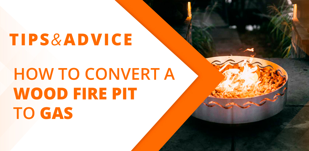How to Convert a Wood Fire Pit to Gas