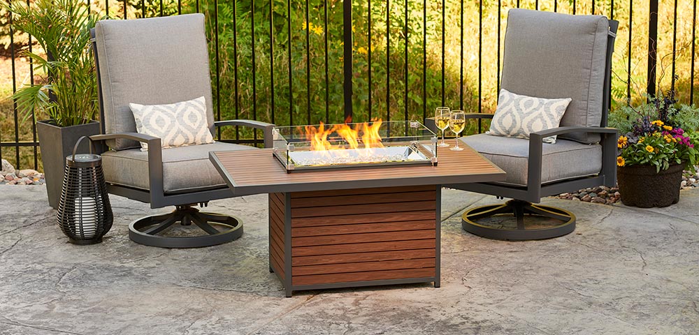 The Outdoor Greatroom Company Kenwood Fire Table Review | FirePits Direct  Learning Center