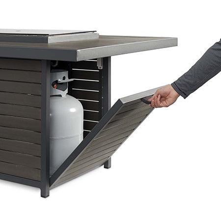 Brooks fire table easy tank acces