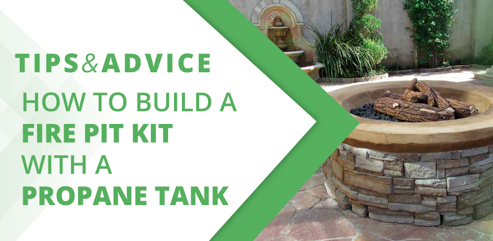 How to Build a Fire Pit Kit with a Propane Tank