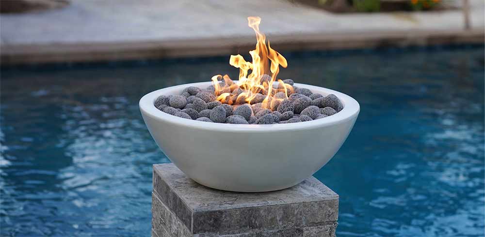 Fire Bowls for Swimming Pools